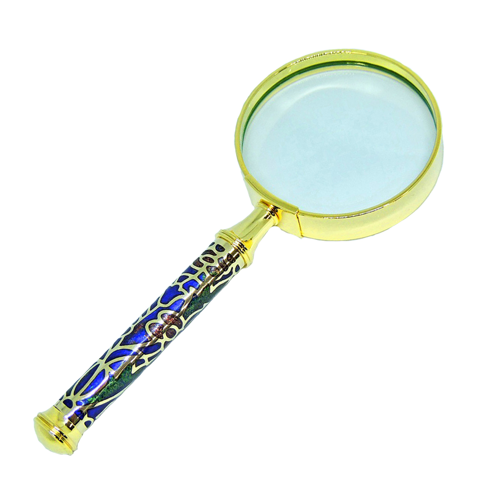 3 times enamel handle magnifier